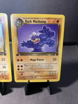 Pokemon TCG Dark Machamp Evolution Line 27/82 1st Edition WOTC VTG Team Rocket - Image 4