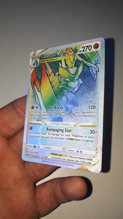 KLEAVOR V/STAR 196/189 Astral Radiance HOLO SWORD & SHIELD POKEMON CARD 2022 - Image 2