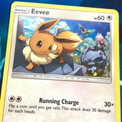 Eevee - SM235 - Black Star Promo Rare Holo - Pokemon Card - NM - Image 2