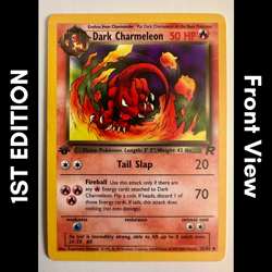 Pokemon TCG WOTC Team Rocket Dark Charmeleon 32/82 1st Edition 2000 - NM - Image 1