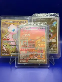 Pokemon TCG 151 UPC Promo Set Mew 053, Mewtwo 052, Metal Mew 205 New Sealed L - Image 1