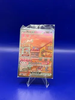 Pokemon TCG 151 UPC Promo Set Mew 053, Mewtwo 052, Metal Mew 205 New Sealed L - Image 2