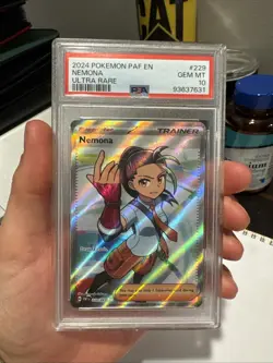 Nemona 229/091 Sv: Paldean Fates Holo PSA GEM MT 10 Pokemon TCG - Image 1