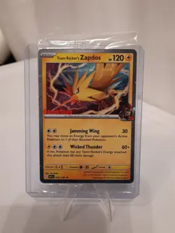 Pokemon TCG Team Rockets Zapdos (Gamestop Stamp) 70/182 Destined Rivals SEALED! - Image 1