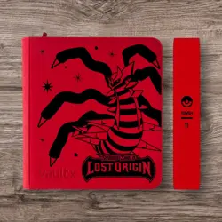 Vault X - 12 Pocket eXo-Tec Zip Binder Folder - Red Pokemon Lost Origin - Image 1