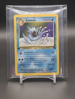 1999 Pokemon TCG Golduck Fossil 35/62 Regular Unlimited Uncommon Wizards - Image 1