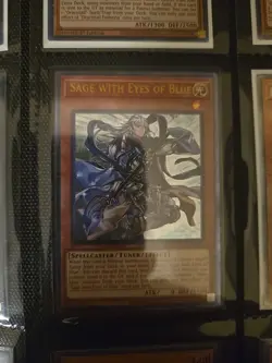 Yu-Gi-Oh Ultimate Rare OP27-EN001 Sage with Eyes of Blue-OTS NEAR MINT - Image 1