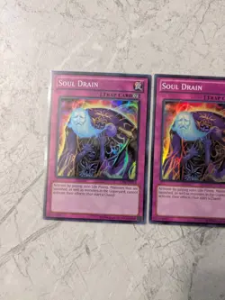 Yu-Gi-Oh! Soul Drain (x3), Super Rare, Unlimited, AP04-EN013, NM - Image 2