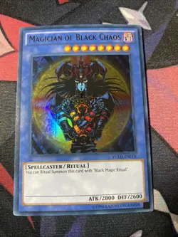 Yu-Gi-Oh Magician of Black Chaos YGLD-ENC01 Ultra Rare Unlimited Edition - Image 1