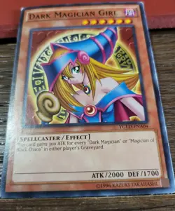 YUGIOH DARK MAGICIAN GIRL COMMON LIGHT PLAYED - Image 1