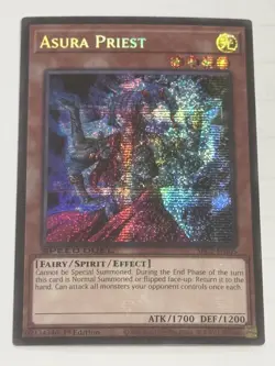 Yugioh! Asura Priest - SBC2-ENI05 - Prismatic Secret Rare - 1st Edition Near Min - Image 1