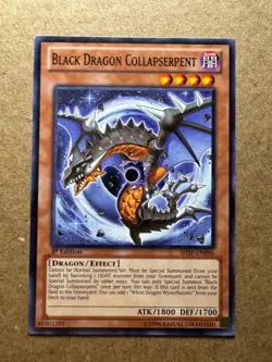Black Dragon Collapserpent SHSP-EN096 Shadow Specters 1st Edition Yugioh - Image 1