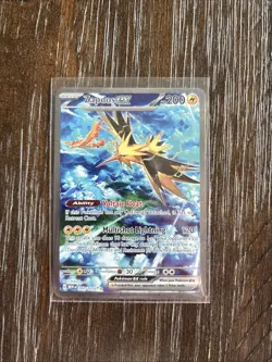 Pokemon TCG Zapdos EX Scarlet Violet 151 Special Illustration Rare Card 202/165 - Image 1