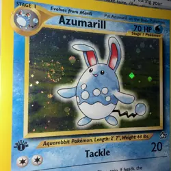 Title Azumarill NEO-GENESIS 1st Edition 2/111 Rare Holo Pokemon Card TCG MINT - Image 3