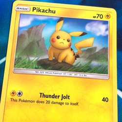 Pikachu - SM183 - Black Star Holo Rare Promo - Pokemon Card - LP - Image 2