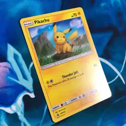 Pikachu - SM183 - Black Star Holo Rare Promo - Pokemon Card - LP - Image 3