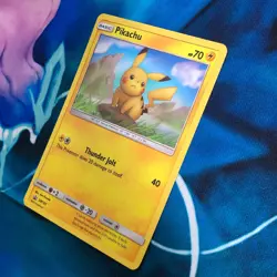 Pikachu - SM183 - Black Star Holo Rare Promo - Pokemon Card - LP - Image 4