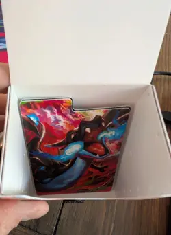 Pokemon Phantasmal Flames Mega Charizard X UPC Coin, Card Sleeves & Deck Box - Image 2