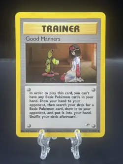 Good Manners 111/132 Gym Heroes Regular - Pokemon Card - Image 1