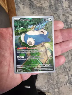Snorlax 51 ETB Promo Single Raw Card Pokemon S&V 151 - Image 1