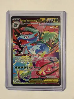 Mega Venusaur EX SIR Mega Evolutions Pokemon Card Near Mint 177/132 PSA CONTEND - Image 1
