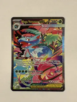 Mega Venusaur EX SIR Mega Evolutions Pokemon Card Near Mint 177/132 PSA CONTEND - Image 2