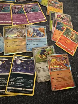🔥Pokemon Lot 50 Cards! Rares, Holos, Eevee Umbreon Charizard Rayquaza! LP-NM - Image 5