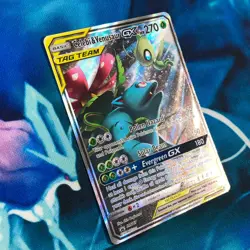 Celebi & Venusaur GX - SM167 - Full Art Promo Black Star Rare Pokemon Card - NM - Image 3