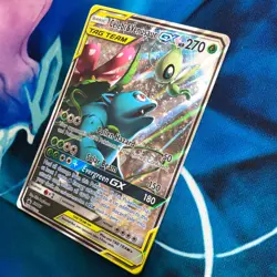 Celebi & Venusaur GX - SM167 - Full Art Promo Black Star Rare Pokemon Card - NM - Image 4