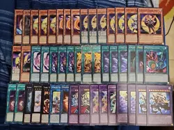 Yugioh 47 Card Lunalight Deck Core Kaleido Chick Liger Dancer Black Sheep - Image 1