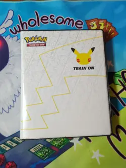 Pokemon 25th Anniversary Binder With Some25th Anniversary Oversized Cards Damage - Image 1