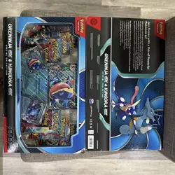 Pokemon Trading Card Greninja ex and Kingdra ex Special CollectionBox -in hand! - Image 1