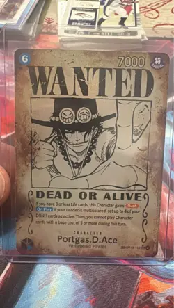 One Piece TCG - Portgas.D.Ace - Wanted Poster - (Error Card) - OP13 - Image 2