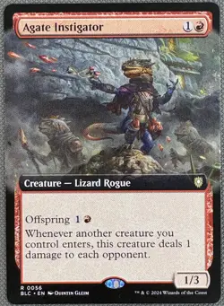 MTG Magic: Bloomburrow Commander (BLC): Agate Instigator #0021 Rare - NM - Image 1