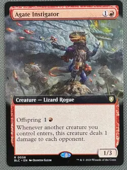 MTG Magic: Bloomburrow Commander (BLC): Agate Instigator #0021 Rare - NM - Image 2