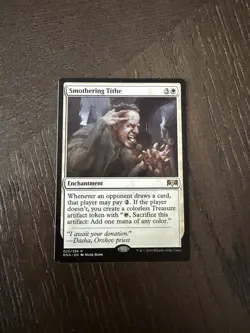 1x MTG NM Smothering Tithe Ravnica Allegiance Regular - Image 1