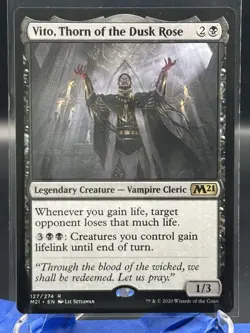 MTG Core Set 21, Vito, Thorn of the Dusk Rose - Image 1