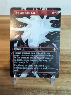 MTG - The Last Agni Kai (Borderless) - Avatar: The Last Airbender NM/M Condition - Image 1