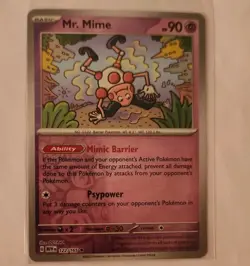 Mr. Mime 122/165 Reverse Holo 151 Pokemon - Image 2