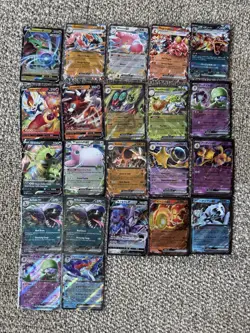 Pokemon Ultra Rare Lot EX V Rayquaza Charizard Gardevoir 28 Ultra Rare Cards - Image 1