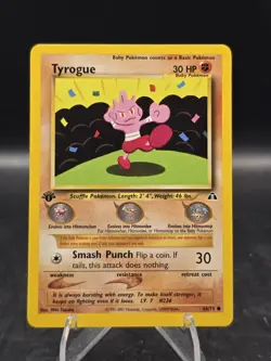 Pokemon TCG Tyrogue 66/75 1st Edition Neo Discovery Regular Common NM - Image 1
