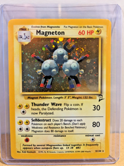 Magneton 009/130 - Base Set 2 Pokemon TCG Set - Holo, Excellent Condition - Image 2