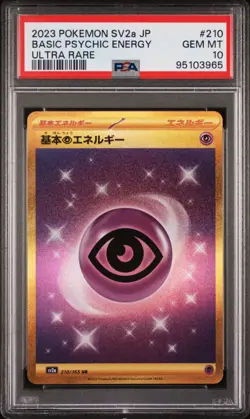 2023 Pokemon Japanese SV2a Basic Psychic Energy Ultra Rare PSA 10 Gem Mint #210 - Image 1