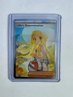 Pokemon TCG Lillie’s Determination Mega Evolution 184/132 SAR English MINT - Image 1