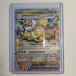 Pokemon Alolan Exeggutor EX 133/191 Holo Double Rare Surging Sparks - Image 1