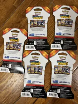 Pokemon Surging Sparks Sleeved Booster Packs - Factory Sealed Lot Of 5 - Image 2