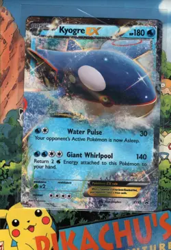 Pokemon TCG Kyogre Ex XY41 Black Star Promo LP - Image 1