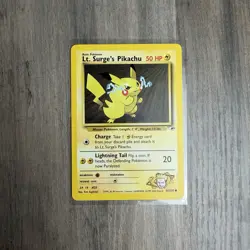 Pokemon Gym Heroes Lt. Surge’s Pikachu 81/132 LP / NM - Image 1