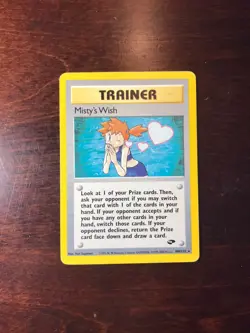 Misty's Wish 108/132 Rare Gym Challenge WOTC Pokemon - Image 1