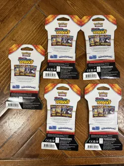 Pokemon Surging Sparks Sleeved Booster Packs - Factory Sealed Lot Of 5 Packs - Image 2